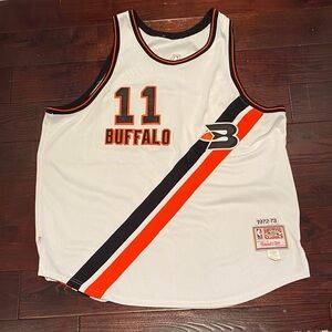 Mitchell & Ness Bob Mcadoo Buffalo Braves NBA 1972-3 Basketball Jersey Sz 52
